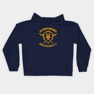 Stormwind university Kids Hoodie